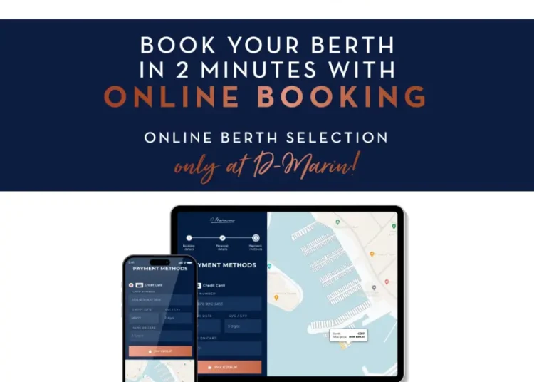 D-MARIN: Online κρατήσεις σε δύο λεπτά