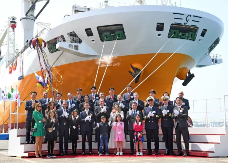 Όμιλος Γκριμάλντι: Καθελκύστηκε στην Κορέα το νεότευκτο Great Lagos κατηγορίας G5