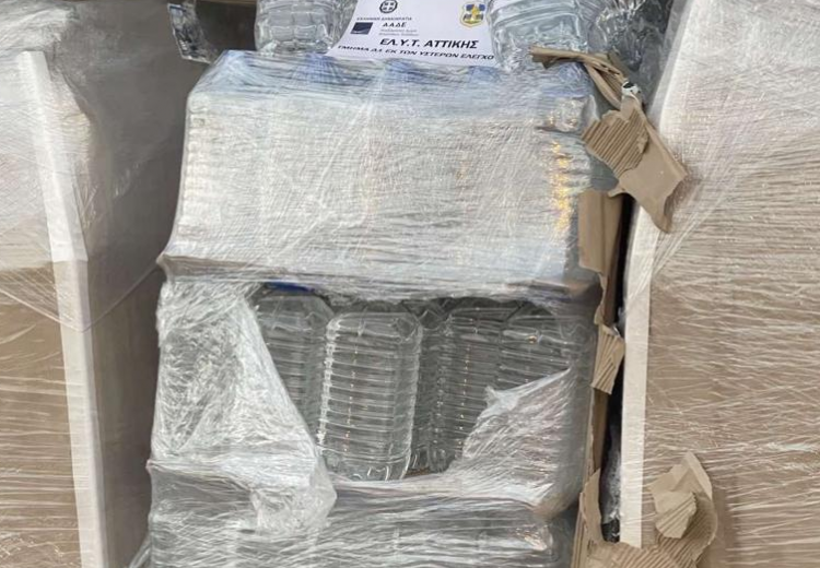 ΑΑΔΕ: Κατάσχεση 21,6 τόνων λαθραίας αιθυλικής αλκοόλης για νόθευση ποτών