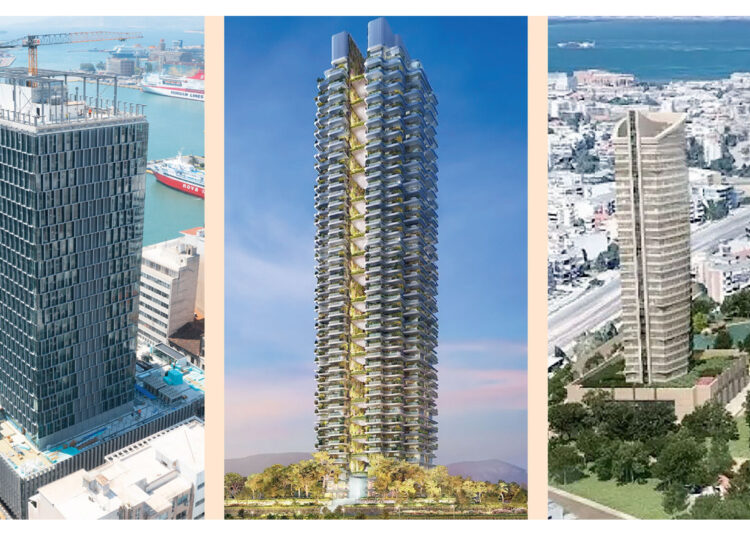 Επενδύσεις μισού δισ. ευρώ σε 3 ουρανοξύστες