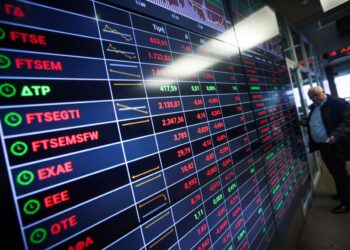 Στο «κόκκινο» το Χρηματιστήριο Αθηνών – Κινδυνεύουν οι 1.200 μονάδες