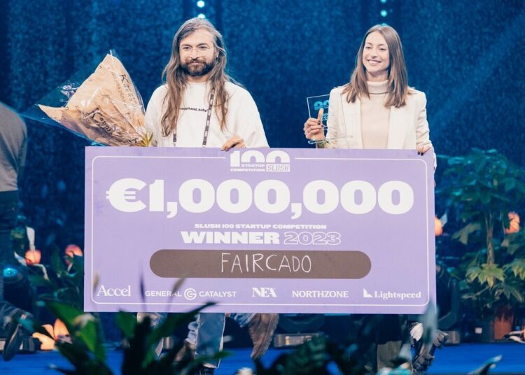 Η Faircado κερδίζει 1 εκατ. ευρώ στο διαγωνισμό Slush 100